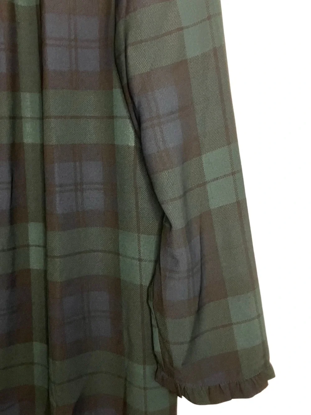 J. Crew Black Watch Plaid Mini Dress Shift Christmas Holiday Preppy Ruffle 8